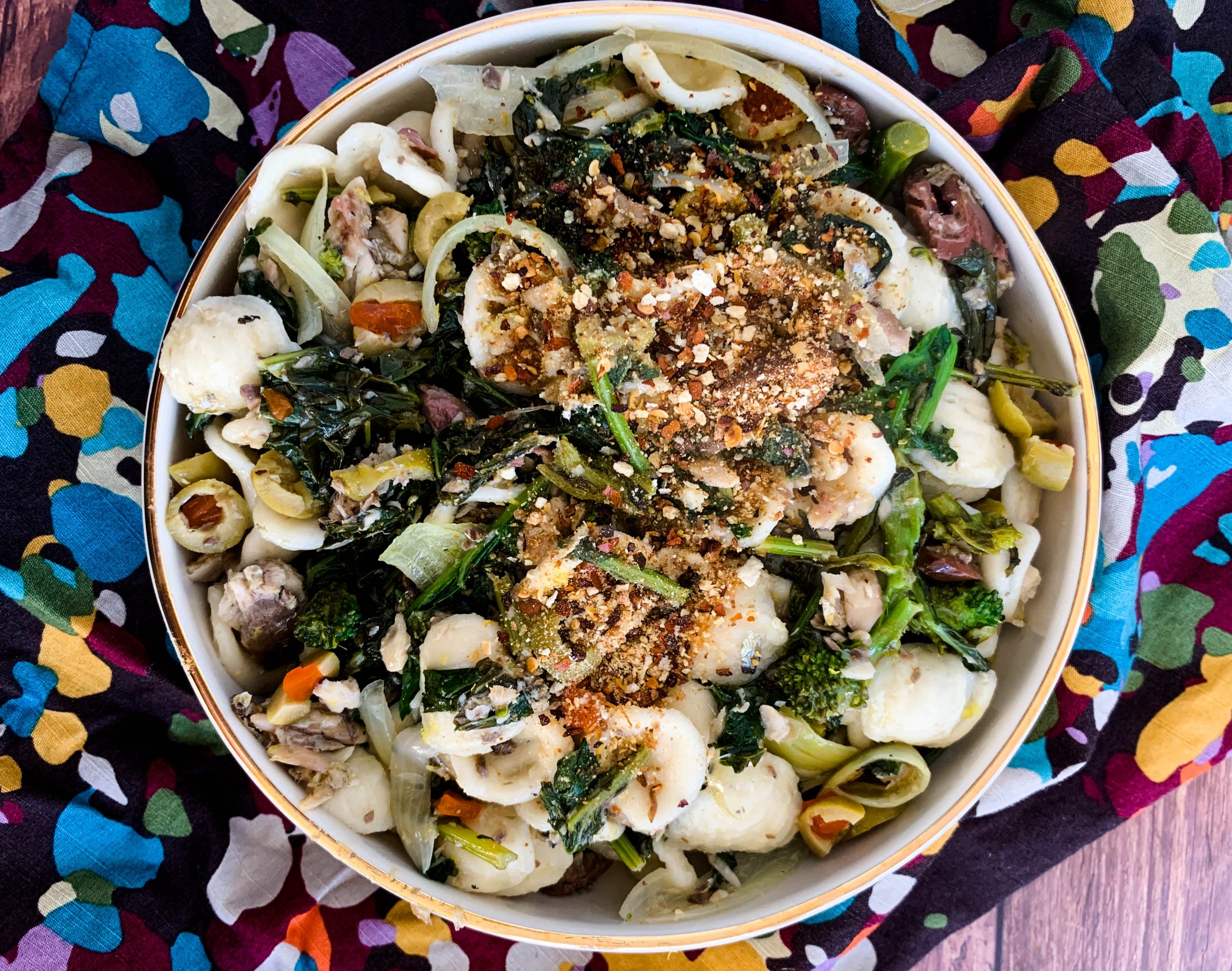 Lemon-Olive Sardine Orecchiette
