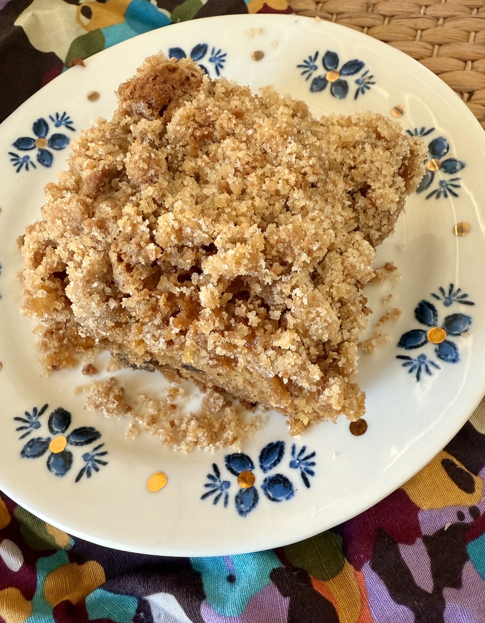 Speculoos Apple Crumble Cake